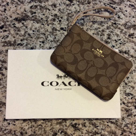 Coach Handbags - Coach Small Double Zipper Wristlet